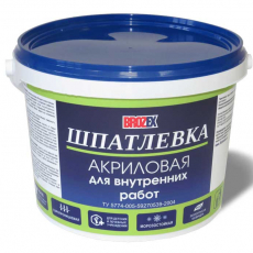 Шпатлевка акриловая для внутренних работ - Строительные материалы
