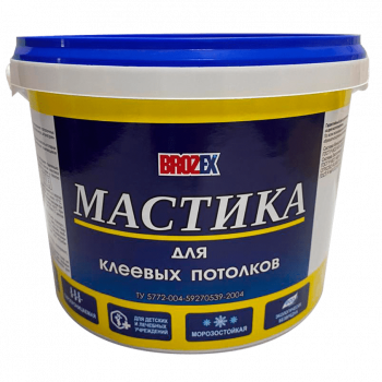 Мастика для клеевых потолков (ПВА) - Строительные материалы